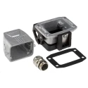 Phoenix Contact HC Series Heavy Duty Power Connector Kit, 6 Contacts, 16A, 500V, Side Entry, Die-cast Aluminium 1416353