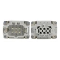 Phoenix Contact HC Series Heavy Duty Power Connector Kit, 6 Contacts, 16A, 500V, Side Entry, Die-cast Aluminium 1416353