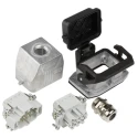 Phoenix Contact HC Series Heavy Duty Power Connector Kit 6 Contacts Die-Cast Aluminium Push-In Connection Salt Water 1416344
