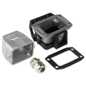 Phoenix Contact HC Series Heavy Duty Power Connector Kit 6 Contacts Die-Cast Aluminium Push-In Connection Salt Water 1416344