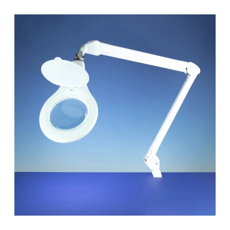 RS PRO LED Magnifying Lamp with Table Clamp, 125 mm Lens, 11W, Model 183-0965