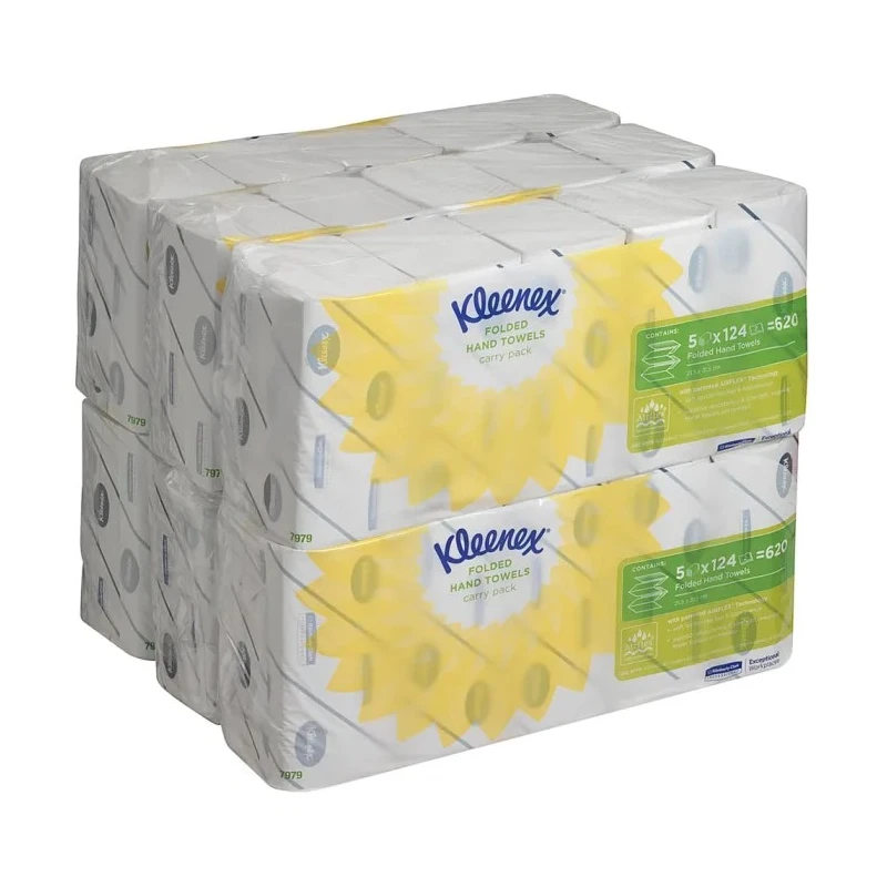 Kleenex Ultra Interfolded Hand Towels 7979, 2 Ply, 318 x 215 mm, White, 3720 Sheets