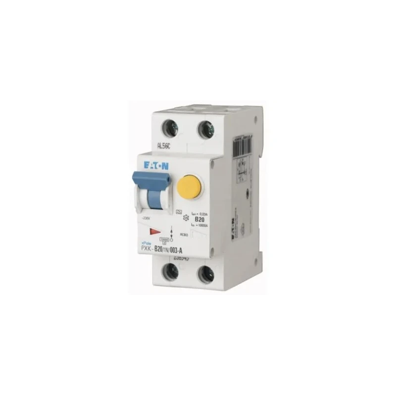 Eaton Residual Current Circuit Breaker with Overload Protection, 20A, 1-Pole, 240V AC, Type B, 30mA 236949 PXK-B20/1N/003-A