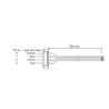 Sanyo Denki SF242 Series Motor Cable, Power Cable, 6 Core, 500mm, For Stepper Motors