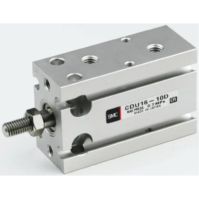 SMC CDU Series 10 mm Pneumatic Piston Rod Cylinder Double Acting Aluminium Alloy CDUK10-10D