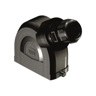 HARTING Han-Eco B Heavy Duty Power Connector Hood, Single Lever, Side Entry, M32, IP66, Fibreglass Reinforced 19431160547