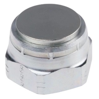 Parker BSPP Female Blanking Cap Steel Zinc Plated 120°C K4 Series 16FNMK4S
