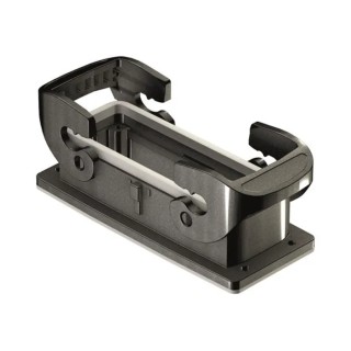 HARTING Han-Eco B Range Heavy Duty Power Connector Housing, Double Lever Bulkhead, IP66, Fibreglass Reinforced 19432240320