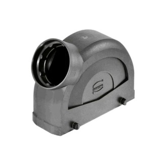HARTING Han-Eco B Range Heavy Duty Power Connector Hood, Side Entry, Double Lever, Polyamide, M32 Thread, IP66 19431240527