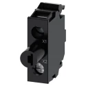 Siemens SIRIUS ACT 3SU14 Light Block 230V AC Green LED Module Screw Terminal 3SU1401-2BF40-1AA0