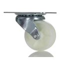 RS PRO Swivel Castor 200 kg Capacity, 63 mm Wheel, Polypropylene, Bright Zinc Plated, Plain Bearing 183-0092