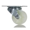 RS PRO Swivel Castor 200 kg Capacity, 63 mm Wheel, Polypropylene, Bright Zinc Plated, Plain Bearing 183-0092