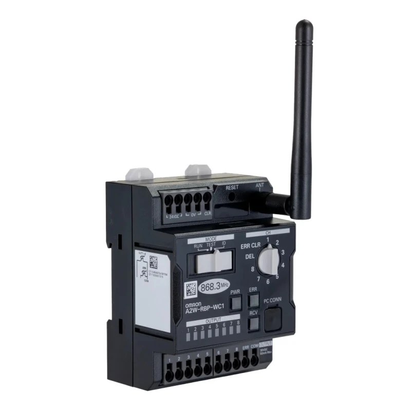 Omron Illuminated Wireless Push Button Receiver, Momentary, 24V DC, IP20, A2W-RBP-WC1 EU