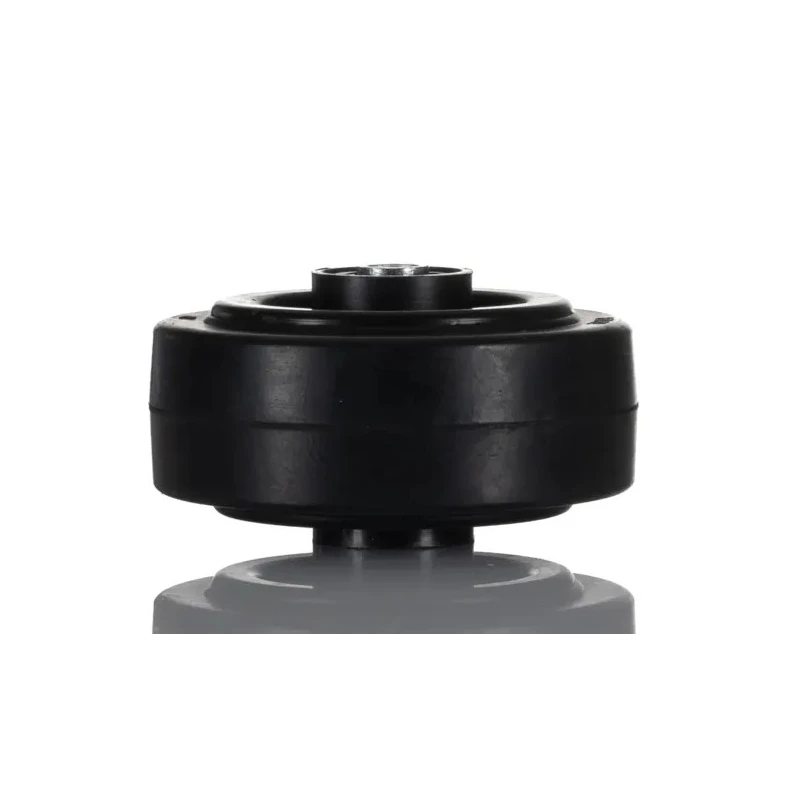 Tente Black Rubber Trolley Wheel 80 mm Diameter, 35 mm Width, 12 mm Bore, 140 kg Capacity, Roller Bearing PVR080X30-12