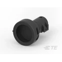 TE Connectivity Polyamide Horizontal Cover for Circular Connector 8.5mm Terminal, Black 185792-1
