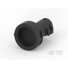 TE Connectivity Polyamide Horizontal Cover for Circular Connector 8.5mm Terminal, Black 185792-1