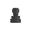 TE Connectivity Polyamide Horizontal Cover for Circular Connector 8.5mm Terminal, Black 185792-1