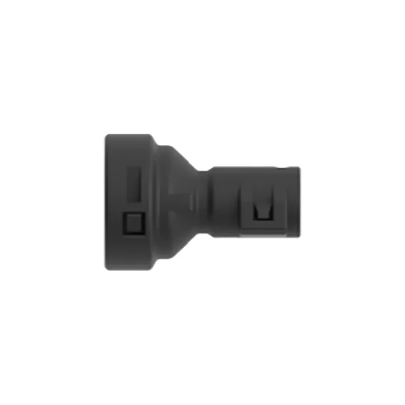 TE Connectivity Polyamide Horizontal Cover for Circular Connector 8.5mm Terminal, Black 185792-1