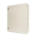 Contactum Galvanised Steel Wall Box, IP66, 1000mm x 800mm x 250mm, Quarter Turn Cylindrical Lock, IK10, 