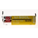 RS PRO Lithium Thionyl Chloride AA Battery 3.6V 2.4Ah PCB Termination 183-5709