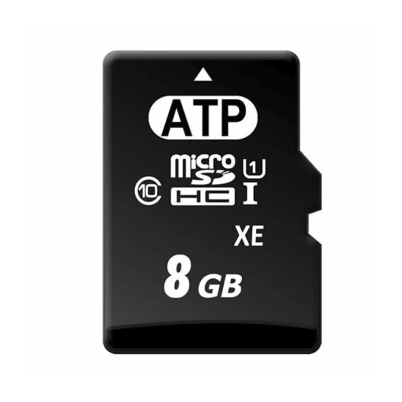 ATP Industrial Grade MicroSDHC Card 8GB, UHS-I U1, Class 10, SLC NAND AF8GUD3A-WAAXX