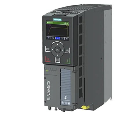 Siemens SINAMICS G120X Series Inverter Drive, 1.1 kW, 3 Phase, 3.4A, 480V, Wall Mount, PID Control, Model 6SL3220-2YE12-0UF0