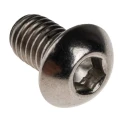 RS PRO Bright Zinc Stainless Steel Hex Socket Cap Screw, M8 x 12 mm, Hex Socket Head, ISO 7380, Grade 10.9 183-8761