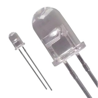 onsemi Infrared LED 940 nm, Through Hole T-1 3/4 Package, GaAs/AlGaAs, 1.6V, 27 mW/sr QED234