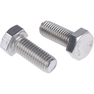 RS PRO Stainless Steel Hex Bolt M12 x 30 mm DIN 933 A4 Type 316 183-9124