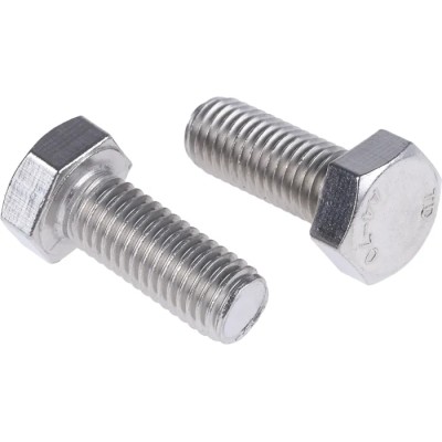 RS PRO Stainless Steel Hex Bolt M12 x 30 mm DIN 933 A4 Type 316 183-9124