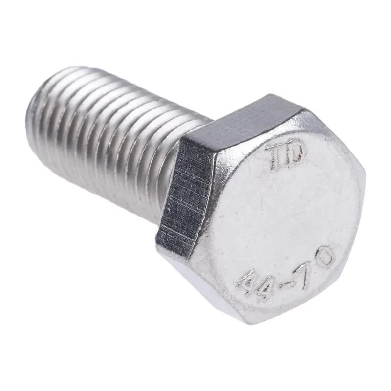 RS PRO Stainless Steel Hex Bolt M12 x 30 mm DIN 933 A4 Type 316 183-9124