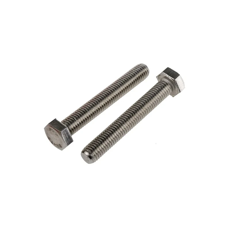 RS PRO Plain Stainless Steel Hex Bolt M12 x 80 mm Type 316 A4 Fully Threaded DIN 933 183-9174