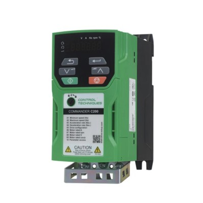 Control Techniques C200 Series Inverter Drive, 750 W, 3 Phase, AC, Panel Mount, 240V, 4.2A C200-02200042