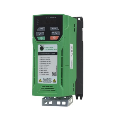 Control Techniques Inverter Drive 1.1 kW 3 Phase 480V C200 Series, Panel Mount, 3.2A, IP20, C200-02400032
