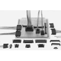 Hirose HNC Female Crimp Connector Housing 2 Way 1 Row Straight, 2.5 mm Pitch, Polyamide, Cable Mount HNC2-2.5S-2