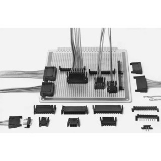 Hirose HNC Female Crimp Connector Housing 2 Way 1 Row Straight, 2.5 mm Pitch, Polyamide, Cable Mount HNC2-2.5S-2