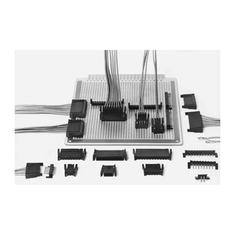 Hirose HNC Female Crimp Connector Housing 2 Way 1 Row Straight, 2.5 mm Pitch, Polyamide, Cable Mount HNC2-2.5S-2