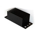 SPREADFAST Heatsink for 1/8 Brick DC/DC Converter, Aluminium, 58.4 mm × 22.9 mm × 19.7 mm HS-DC-1/8-LFL-20
