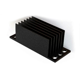 SPREADFAST Heatsink for 1/8 Brick DC/DC Converter, Aluminium, 58.4 mm × 22.9 mm × 19.7 mm HS-DC-1/8-LFL-20