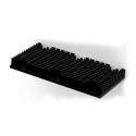 SPREADFAST Heatsink for 1/1 Brick DC/DC Converter, Aluminium, 116.8 mm x 61 mm x 12.2 mm, Black Finish HS-DC-1/1-HFL-12