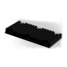 SPREADFAST Heatsink for 1/1 Brick DC/DC Converter, Aluminium, 116.8 mm x 61 mm x 12.2 mm, Black Finish HS-DC-1/1-HFL-12