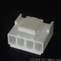 JST VH Female Connector Housing, 3.96 mm Pitch, 4 Way, Polybutylene Terephthalate, VHR-4M