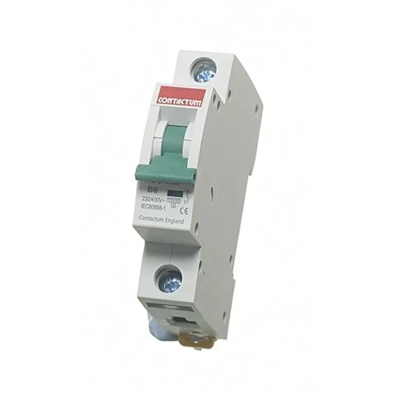 Contactum Defender B Board DDB Miniature Circuit Breaker 1-Pole 63A Type B 250V AC 10kA DIN Rail IP4X CPB1063B