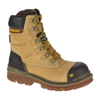 CAT Premier Honey Composite Toe Men's Safety Boots, EU 43, UK 9, SRC, EN ISO 20345, Water Resistant, Lace-Up P720148