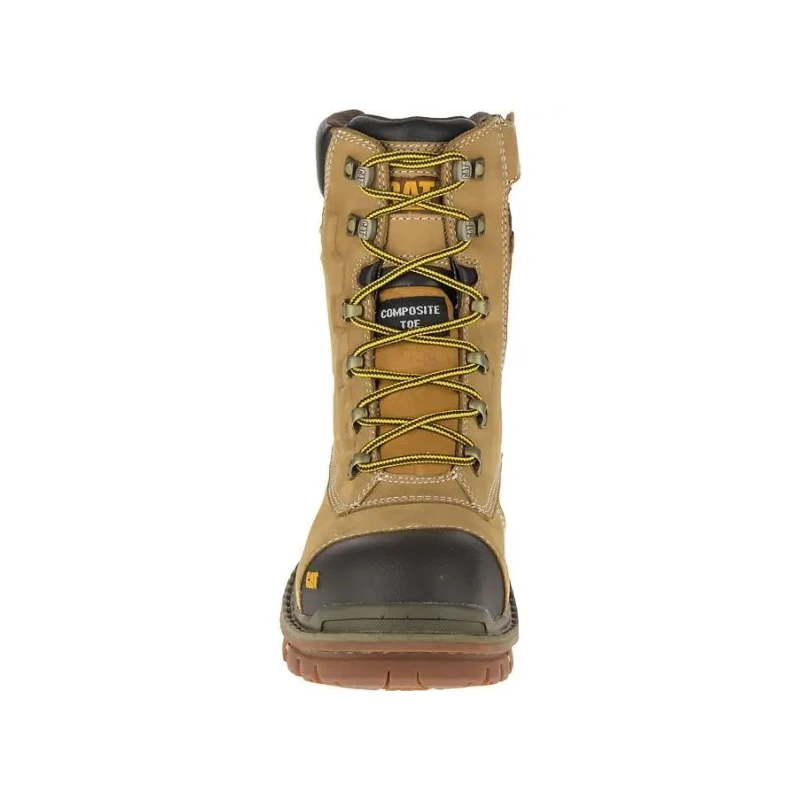 CAT Premier Honey Composite Toe Men's Safety Boots, EU 43, UK 9, SRC, EN ISO 20345, Water Resistant, Lace-Up P720148