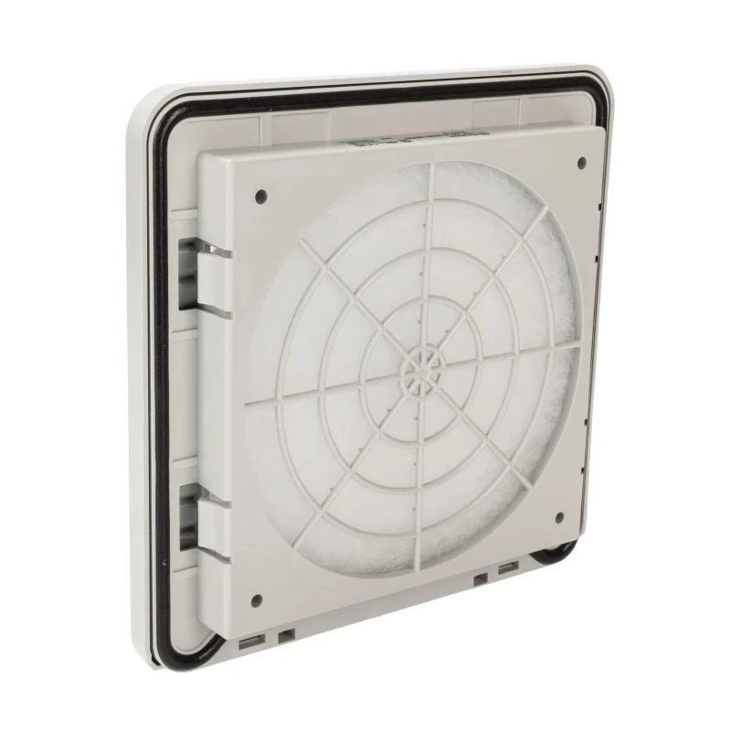 Finder Synthetic Fibre Filter Fan Plastic Frame for 125 x 125 mm Fans, 155 x 155 x 22.6 mm, Automatic, 7F.02.0.000.2000