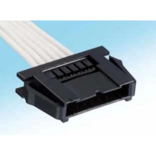 Hirose Male Connector Housing 2 mm Pitch 3 Way 1 Row Straight DF51