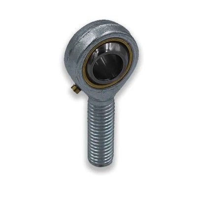 LDK M12 Male Carbon Steel Rod End, 12mm Bore, Metric Thread, Left Hand, POS 12L