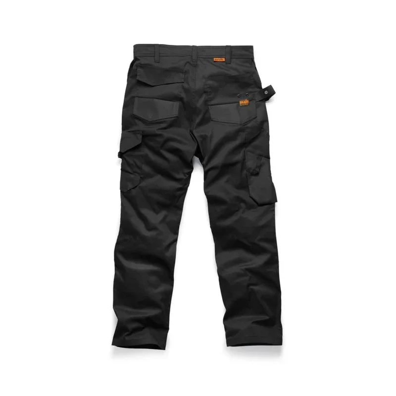 Scruffs Trade Flex Men's Work Trouser, Black, 32 in Waist, 32in Leg, Polyester Cotton, T54498
