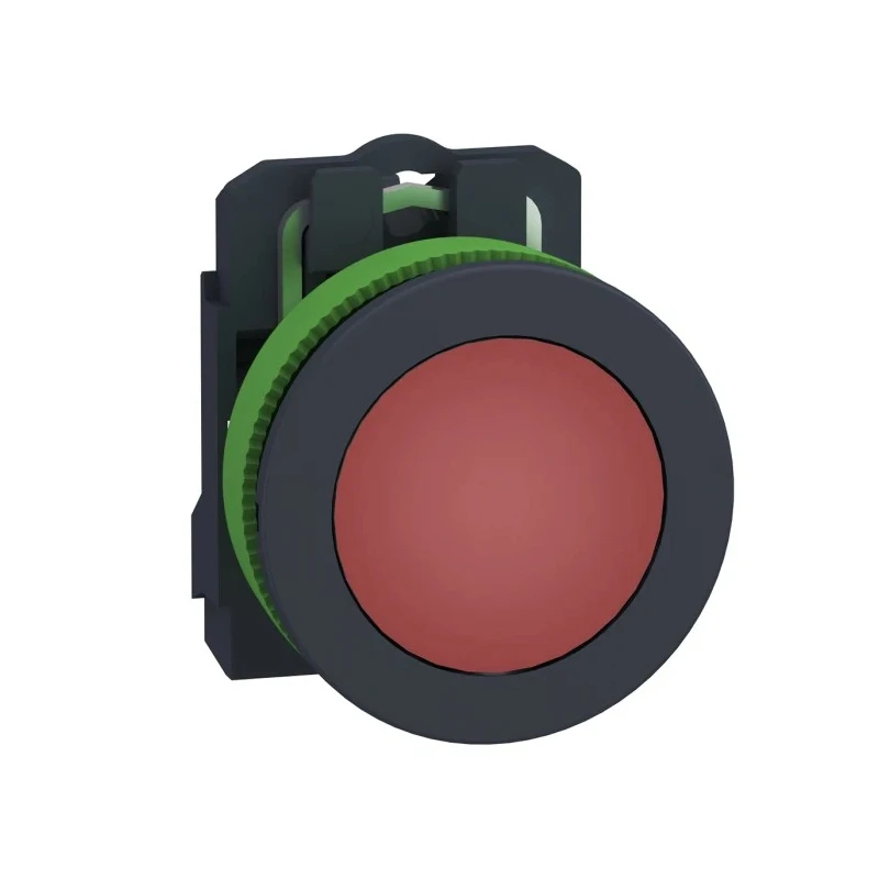 Schneider Electric Flush Red LED Pilot Light, 100V AC, 132V AC, IP66/IP67/IP69, 30mm Cutout, Universal LED, Round XB5FVG4